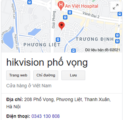 Địa chỉ camera hikvision
