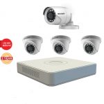 Lắp Đặt Trọn Bộ 4 Mắt Camera Hikvision
